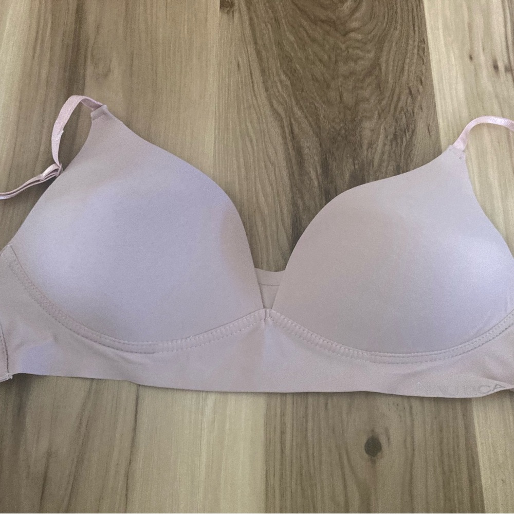 Nautica Womens Pink Wireless Bra 36c